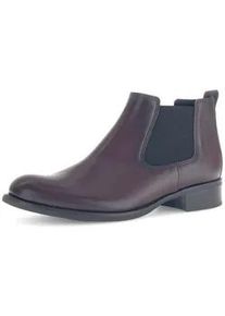 Chelseaboots Gabor "Chelsea Boot", Damen, Gr. 40,5, rot, Schuhe Chelseaboots