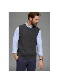 MAN'S WORLD Pullunder MAN'S WORLD "Neue Kollektion Highlight mit Struktur", Herren, Gr. M (48/50), anthrazit melange, Strick, Obermaterial: 50% Baumwolle, 50% Polyacryl, Strukturmuster, regular fit normal, Rundhals, Pullover Pullunder, aus Baumwolle, mit Rundhalsausschnitt, Regular Fit