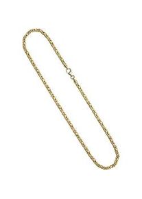 Goldkette Jobo "K&ouml;nigskette", gelbgold 333, Halsketten, Damen, Gelbgold 333, L: 42, Goldkette, 333 Gold massiv 42 cm