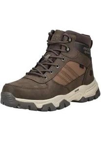 Snowboots Dockers BY GERLI "Dockers by Gerli Stiefel Lederimitat", Herren, Gr. 42, cafe, Lederimitat, Schuhe Snowboots