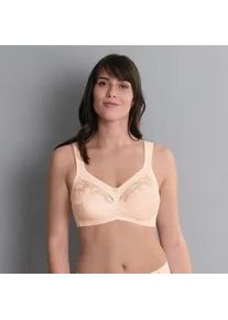 Entlastungs-BH Anita SINCE 1886 "Safina", Damen, Gr. 90, Cup E, bisquit, Obermaterial: 50% Polyamid, 25% Polyester, 10% Elasthan, 10% sonstige Fasern, 5% Baumwolle, BHs Entlastungs-BH, Mit Stickerei, breite Entlastungstr&auml;ger, dreigeteilter Cup, feminin
