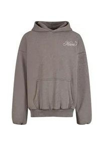 Kapuzensweatshirt Karl Kani "Karl Kani KK Os Hoodie", Herren, Gr. M, grau, 80% Baumwolle, 20% Polyester, Sweatshirts