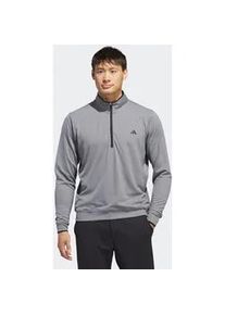 Sweatshirt Adidas PERFORMANCE "CORE LTWT 1/4 Z", Herren, Gr. L, grau three, Obermaterial: 100% Polyester, Sweatshirts Sweatshirt