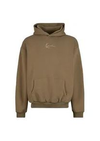 Kapuzensweatshirt Karl Kani "Karl Kani KK Small Signature Essential Os Hoodie", Herren, Gr. S, braun, 80% Baumwolle, 20% Polyester, Sweatshirts