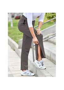 Sporthose Catamaran, Damen, Gr. 36/38, Normalgr&ouml;&szlig;en, anthrazit, 95% Baumwolle, 5% Elasthan, unifarben, lang, Hosen Sporthose