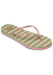 Sandale Roxy "Mauricia", Damen, Gr. 8,5(39), sage, Obermaterial:Obermaterial: 95% Tr/ 5% Metallnieten, Futter: 100% Synthetik Tr, Laufsohle: 100% Eva;, Schuhe Sandale