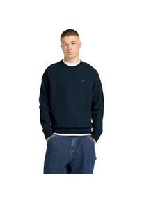 Sweatshirt Timberland "EXETER RIVER Loopback Crew Neck Swe", Herren, Gr. M, dk sph, dk denim, Obermaterial: 100% Baumwolle, Sweatshirts Sweatshirt, sportlicher Stil, bequemer Schnitt