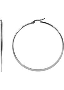 Adelia&acute;s Paar Creolen ADELIA ́S "Damen Ohrringe &ndash; Creole aus Edelstahl", Damen, Gr. Damen, Edelstahl, silber, Ohrringe, Zum Verschenken an Menschen, die Ihnen am Herzen liegen