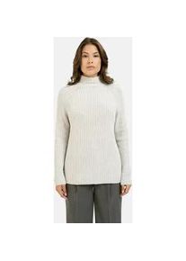 Smith & Soul Rollkragenpullover SMITH & SOUL, Damen, Gr. L, beige, Rippstrick, Material: 35% Polyamid, 30% Viskose, 30% Wolle, 5% Kaschmir, unifarben, regular fit normal, Rundhals, Raglan&auml;rmel gerader Abschluss, Pullover Rollkragenpullover, im Rippstrickmuster