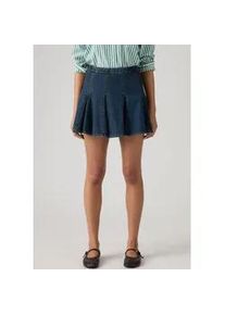 Levi's Midirock LEVI'S "GODET MINI SKIRT", Damen, Gr. 29, fell off stone, Denim/Jeans, Obermaterial: 55% Baumwolle, 45% Lyocell, unifarben, normal kurz, R&ouml;cke, Denim-Faltenrock