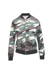 Allwetterjacke CLOUD 5IVE "CLOUD 5IVE Damen", Damen, Gr. M, militarycamo, 95% Polyester, 5% Elasthan, mehrfarbig, normal, V-Ausschnitt, Jacken