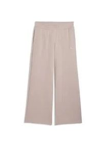 Sporthose Puma "Essentials Hose mit weitem Bein Damen", Damen, Gr. XL, Normalgr&ouml;&szlig;en, rose latte beige, Obermaterial: 32% Polyester, 68% Baumwolle; Tasche &ndash; Oben: 100% Baumwolle, unifarben, Hosen Sporthose