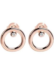 Adelia&acute;s Paar Ohrh&auml;nger ADELIA ́S "Damen Ohrringe &ndash; Ohrstecker aus 925 Silber mit Zirkonia", Damen, Gr. Damen, Silber 925 (Sterlingsilber), gold, Ohrringe, Ein stilvolles Geschenk f&uuml;r besondere Momente