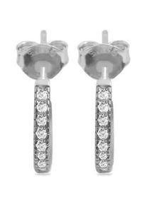 Adelia&acute;s Paar Ohrh&auml;nger ADELIA ́S "Damen Ohrringe &ndash; Ohrstecker aus 925 Silber mit Zirkonia", Damen, Gr. Damen, Silber 925 (Sterlingsilber), silber, Ohrringe, Zum Verschenken &ndash; passend f&uuml;r viele Anl&auml;sse
