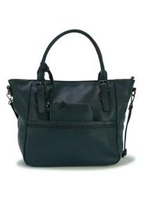 Henkeltasche Harpa, Herren, Gr. B/H/T: 15cm x 31cm x 44cm, dunkelblau, Lederimitat, unifarben, Taschen, mit abnehmbarem Kosmetikt&auml;schchen