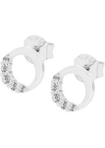 Adelia&acute;s Paar Ohrh&auml;nger ADELIA ́S "Damen Ohrringe &ndash; Ohrstecker aus 925 Silber mit Zirkonia", Damen, Gr. Damen, Silber 925 (Sterlingsilber), silber, Ohrringe, Zum Verschenken an Menschen, die Ihnen am Herzen liegen