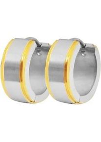 Adelia&acute;s Klappcreolen ADELIA ́S "Damen Ohrringe &ndash; Klappcreole aus Edelstahl", Damen, Gr. Damen, Edelstahl, silber, Ohrringe Klappcreolen, Ideal zum Verschenken &ndash; schlicht und stilvoll