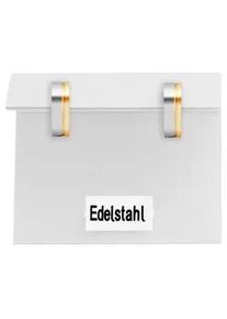 Adelia&acute;s Klappcreolen ADELIA ́S "Damen Ohrringe &ndash; Klappcreole aus Edelstahl", Damen, Gr. Damen, Edelstahl, wei&szlig;, Ohrringe Klappcreolen, Ideal als Geschenk &ndash; dezent und elegant