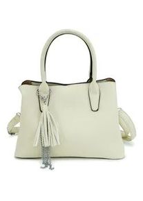 Henkeltasche Harpa "TIANA", Herren, Gr. B/H/T: 11,5cm x 21cm x 28cm, altwei&szlig;, Polyurethan (PU), unifarben, Taschen, mit unterteiltem Hauptfach