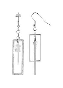 Adelia&acute;s Paar Ohrh&auml;nger ADELIA ́S "Damen Ohrringe &ndash; Ohrstecker aus Edelstahl mit Strass", Damen, Gr. Damen, Edelstahl, silber, Ohrringe, Ein kleines Geschenk mit gro&szlig;er Wirkung