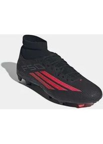 Fu&szlig;ballschuh Adidas PERFORMANCE "F50 LEAGUE MID CUT FIRM GROUND / MULTI GROUND", Herren, Gr. 42, core schwarz, lucid rot, core schwarz, Synthetik, Textil, Schuhe Fu&szlig;ballschuh, f&uuml;r viele verschiedene B&ouml;den geeignet