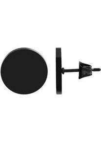 Adelia&acute;s Paar Ohrh&auml;nger ADELIA ́S "Unisex Ohrringe &ndash; Ohrstecker aus Edelstahl", Damen, Gr. Unisex, Edelstahl, schwarz, Ohrringe, Perfekt als Geschenk f&uuml;r besondere Menschen