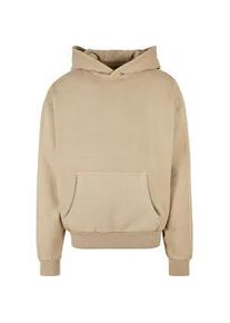 Kapuzenpullover Urban Classics "Urban Classics Herren Heavy Terry Garment Dye Hoody", Herren, Gr. XS, unionbeige, 100% Baumwolle, unifarben, oversize, ohne Ausschnitt, Pullover Kapuzenpullover