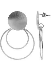 Adelia&acute;s Paar Ohrh&auml;nger ADELIA ́S "Damen Ohrringe &ndash; Ohrstecker aus Edelstahl", Damen, Gr. Damen, Edelstahl, silber, Ohrringe, Ideal als Geschenk zum Muttertag