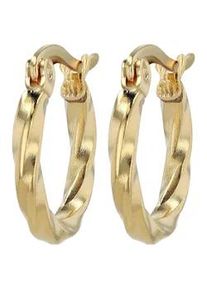 Adelia&acute;s Paar Creolen ADELIA ́S "Damen Ohrringe &ndash; Creole aus Edelstahl", Damen, Gr. Damen, Edelstahl, gold, Ohrringe, Zum Verschenken &ndash; ideal zum Geburtstag