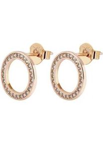 Adelia&acute;s Paar Ohrh&auml;nger ADELIA ́S "Damen Ohrringe &ndash; Ohrstecker aus 925 Silber mit Zirkonia", Damen, Gr. Damen, Silber 925 (Sterlingsilber), gold, Ohrringe, Perfekt als Geschenk zum einen besonderen Tag