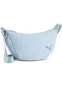 Handtasche Puma "HER 3L Halbrunde Tasche Damen", Damen, Gr. B/H/T: 33cm x 17cm x 10cm onesize, seafoam blau, Taschen Handtasche