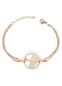 Adelia&acute;s Armband ADELIA ́S "Damen Armband &ndash; Lebensbaum aus Edelstahl 16 cm", gold, Armb&auml;nder, Damen, 16cm, Edelstahl, Armband, Ideal als Geschenk zum Jubil&auml;um