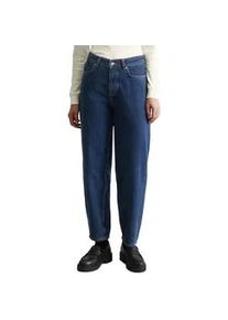 Marc O'Polo Relax-fit-Jeans MARC O'POLO DENIM "aus reiner Baumwolle", Damen, Gr. 31, L&auml;nge 30, dunkelblau, Obermaterial: 100% Baumwolle, unifarben, relaxed fit kn&ouml;chellang, Jeans