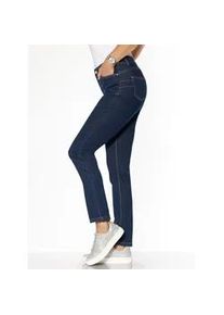 Bequeme Jeans Classic Basics, Damen, Gr. 23, Kurzgr&ouml;&szlig;en, blau (dunkelblau), 81% Baumwolle, 17% Polyester, 2% Elasthan, unifarben, lang, Jeans