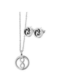 Adelia&acute;s Kette ohne Anh&auml;nger ADELIA ́S "Damen Halskette mit Anh&auml;nger &ndash; aus Edelstahl", silber, Halsketten, Damen, 43cm, Edelstahl, Perfekt als Geschenk f&uuml;r besondere Menschen