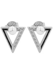 Adelia&acute;s Paar Ohrh&auml;nger ADELIA ́S "Damen Ohrringe &ndash; Ohrstecker aus 925 Silber mit Perle", Damen, Gr. Damen, Silber 925 (Sterlingsilber), silber, Ohrringe, Zum Verschenken &ndash; passend f&uuml;r viele Anl&auml;sse