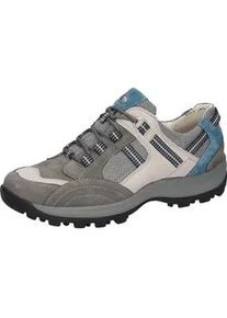 Waldl&auml;ufer Schn&uuml;rschuh WALDL&Auml;UFER "HOLLY", Damen, Gr. 9 (43), grau kombiniert, Nubukleder, Textil, Veloursleder, kontrastfarbene Details, Schuhe Schn&uuml;rschuh, Bequemschuh, Halbschuh, Outdoorschuh in Trekking-Optik, H-Weite