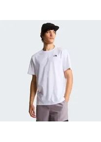T-Shirt The North Face "M EVOLUTION SIMPLE DOME REGULAR SHORT SL", Herren, Gr. L, tnf wei&szlig;, Obermaterial: 100% Baumwolle, Shirts T-Shirt, normale Passform, Kurzarm, f&uuml;r den Alltag, aus Poly-Baumwolle
