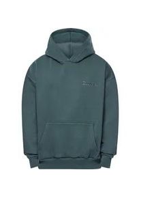Kapuzenpullover DROPSIZE "Dropsize HEAVY OVERSIZE EMBO HOODIE", Herren, Gr. M, trekking gr&uuml;n, 70% Baumwolle, 30% Polyester, mehrfarbig, oversize, ohne Ausschnitt, Pullover Kapuzenpullover