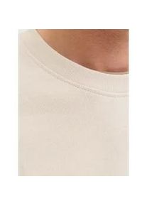 Jack & Jones PlusSize Sweatshirt "JJEARCHIVE GRAPHIC SWEAT CN NOOS PLS", Herren, Gr. 4XL, moonbeam, angeraute Sweatware, Obermaterial: 80% Baumwolle, 20% Polyester, JACK & JONES PLUSSIZE, unifarben, normal, Rundhals, Rippb&uuml;ndchen, Sweatshirts Sweatshirt, Baumwollmischung, relaxed fit