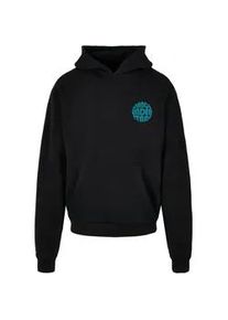 Kapuzenpullover Merchcode "Merchcode Dance Under Stars Oversized Hoody", Herren, Gr. XXL, schwarz, 100% Baumwolle, mehrfarbig, oversize, ohne Ausschnitt, Pullover Kapuzenpullover