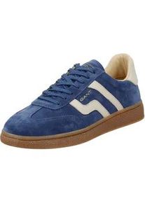 Sneaker Gant "Cuzmo", Herren, Gr. 44, vintage blau, Leder, Veloursleder, colorblocking, Schuhe Sneaker, Retro Sneaker, Schn&uuml;rschuh mit Lederinnenausstattung