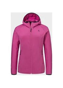 Sch&ouml;ffel Fleecejacke SCH&Ouml;FFEL "Fleece Hoody Style Cascata WMS", Damen, Gr. 38, 3305, pink, Oberstoff: 94% Polyester, 6% Elasthan, regular fit, hoch geschlossener Ausschnitt, Jacken Fleecejacke