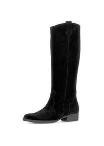 Cowboy Boots Gabor "Cowboy Boots", Damen, Gr. 38,5, schwarz, Schuhe