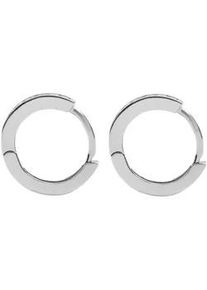 Adelia&acute;s Klappcreolen ADELIA ́S "Damen Ohrringe &ndash; Klappcreole aus 925 Silber mit Zirkonia", Damen, Gr. Damen, Silber 925 (Sterlingsilber), silber, Ohrringe Klappcreolen, Perfekt als Geschenk f&uuml;r besondere Menschen