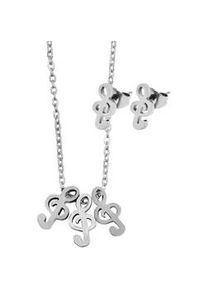 Adelia&acute;s Kette ohne Anh&auml;nger ADELIA ́S "Damen Halskette &ndash; Ankerkette Schl&uuml;ssel aus Edelstahl 43 cm", silber, Halsketten, Damen, 43cm, Edelstahl, Zum Verschenken an Menschen, die Ihnen am Herzen liegen