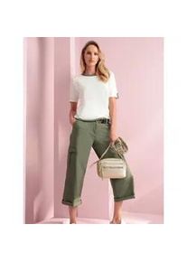 Kurzarmpullover Heine "Pullover", Damen, Gr. 48, ecru, 50% Viskose, 28% Polyester, 22% Polyamid, unifarben, Pullover