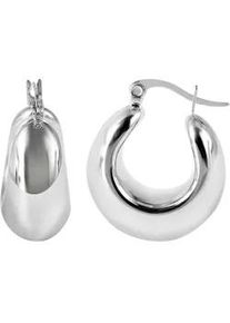 Adelia&acute;s Paar Creolen ADELIA ́S "Damen Ohrringe &ndash; Creole aus Edelstahl", Damen, Gr. Damen, Edelstahl, silber, Ohrringe, Perfekt zum Verschenken an besondere Menschen