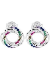 Adelia&acute;s Paar Ohrh&auml;nger ADELIA ́S "Damen Ohrringe &ndash; Ohrstecker aus 925 Silber mit Zirkonia", Damen, Gr. Damen, Silber 925 (Sterlingsilber), silber, Ohrringe, Perfekt als Geschenk f&uuml;r besondere Menschen