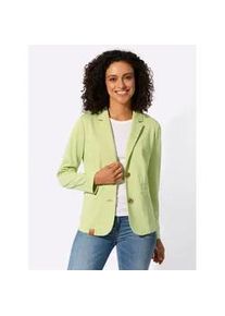 Jackenblazer Casual Looks "Blazer", Herren, Gr. 44, pistazie, 76% Polyester, 20% Viskose, 4% Elasthan, Blazer